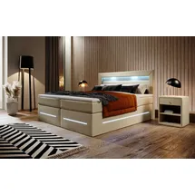 luxusbetten24 Sevilla 180 x 200 cm Beige