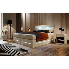 luxusbetten24 Sevilla 180 x 200 cm Beige