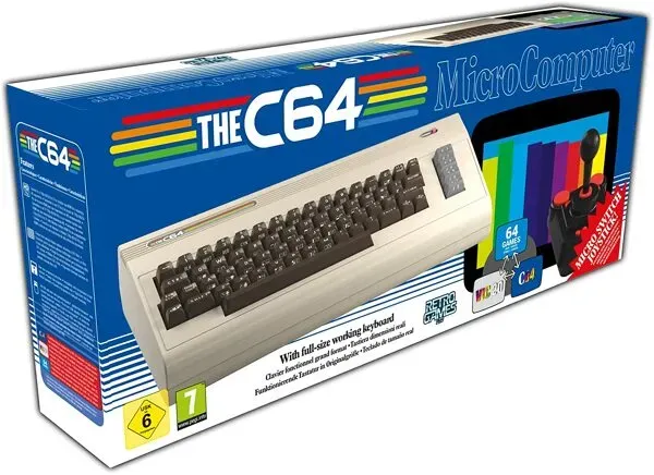 Grundgerät C64 Maxi, 1 Joystick, ohne USB-Netzteil