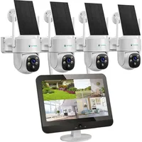 LuVision Dual WLAN PTZ Überwachungssystem mit LED Monitor 4MP