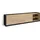 SKRAUT HOME Lowboard 207x37x50 cm Schwarz Holzwerkstoff