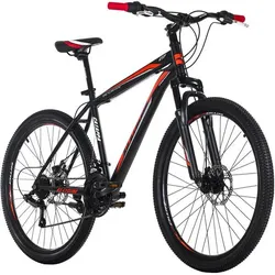 KS CYCLING MTB-Hardtail Mountainbike Hardtail 26, Schwarz, 50