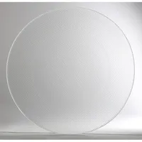 Bormioli Rocco 12x Platzteller Inca, Transparent, 31cm, aus Glas, für Speisen, Servierplatte, zur Dekoration von Essen, Geschirr für Küche und Tisch, Unter... - Transparent