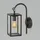 Garden Lights Wandleuchte Columba Aluminium spritzwassergeschützt 280 lm schwarz