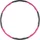 John Gym Wave Fitnessring Fitnessreifen Hula Hoop Reifen Ring Softgrip zerlegbar mit Clicksystem, 32388, Rosa Grau