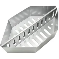Primaster Holzkohlekörbe Edelstahl 38 x 22 cm 2 Stück