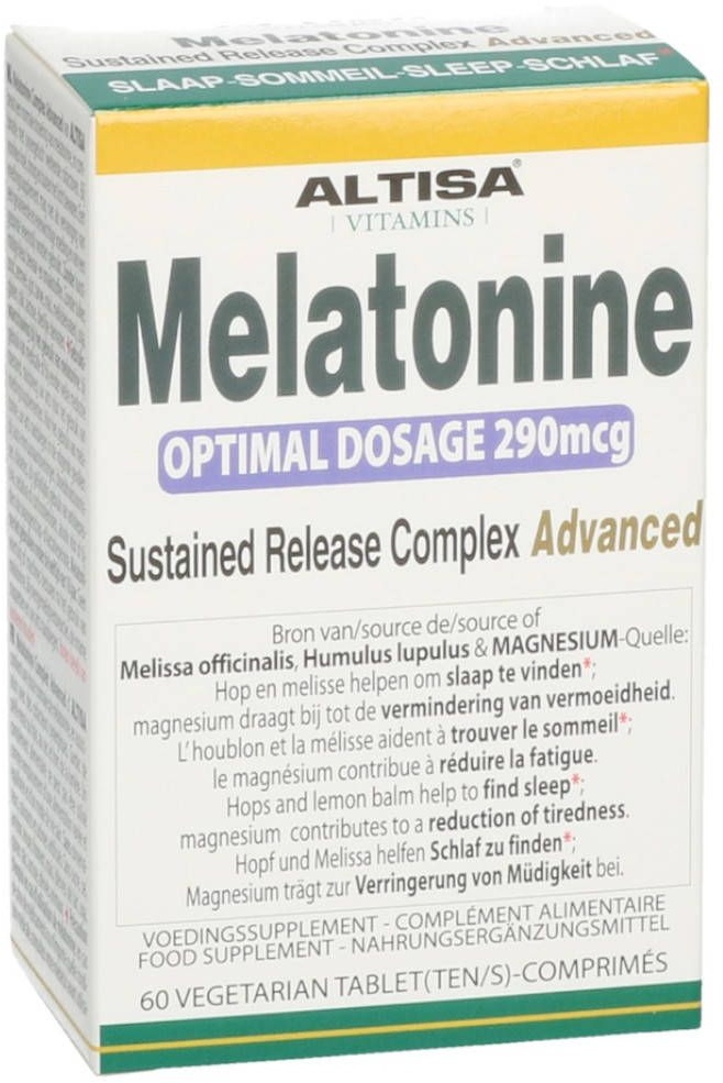 Altisa Melatonine Optimal Dosage Complex 60 pc(s) comprimé(s)