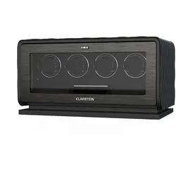 LuminousTime Uhrenbeweger   4 Uhren   viele Einstellungen   LED   10dB Schwarz