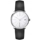 Junghans -Meister fein Kleine Automatik Damenuhr Dunkelbraun Silber Saphirglas 35mm- 027/4230.00
