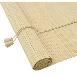 vidaXL Rollo Natur 130 x 160 cm Bambus/beige