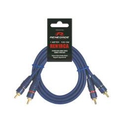 REN1RCA Cinch Stereo Audiokabel