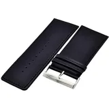 Uhrenhuette Uhrenarmband Supersoft schwarz extra breit 30mm Kalbleder 4904