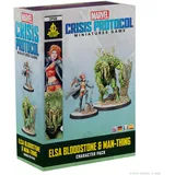 VARIA Group ATOMIC MASS GAMES, Marvel: Crisis Protocol ELSA Bloodstone & Man-Thing, Charakter-Erweiterung, Tabletop, 2 Spieler, ab 14+ Jahren, 90-120 Minuten, Deutsch, Mehrsprachig