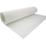 tukan-tex Filz Selbstklebend Soft Filzstoff Meterware 3,0mm Stark (Weiß, 50x150cm)
