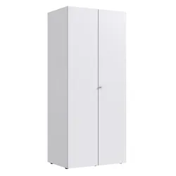 Wimex Multiraumkonzept Schrank inkl. Schloss 2 Türen Weiß Holzwerkstoff 54x80x185 cm