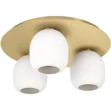 EGLO 900304 MANZANARES 3xE27/40W/230V - Gold/Weiß