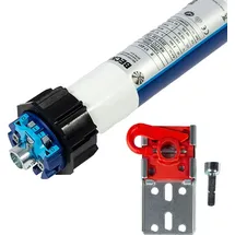 Becker R20-17-E01 Elektronischer Rollladenmotor inklusive Adapterset SW60 Universalwandlager