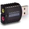Axagon ADA-17 - 16 Bit - 93 dB - USB (USB), Soundkarte, Schwarz