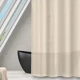 MSV Duschvorhang Romana 180 x 180 cm beige