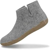 Glerups Hüttenschuhe Grau 37