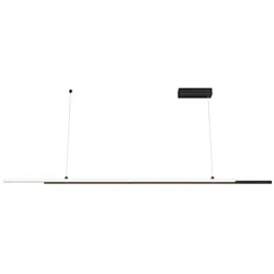 Hängeleuchte Pendelleuchte Esszimmerlampe LED Stab Designleuchte Alu schwarz