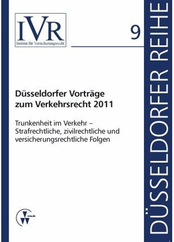 Düsseldorfer Vorträge Zum Verkehrsrecht 2011, Kartoniert (TB)