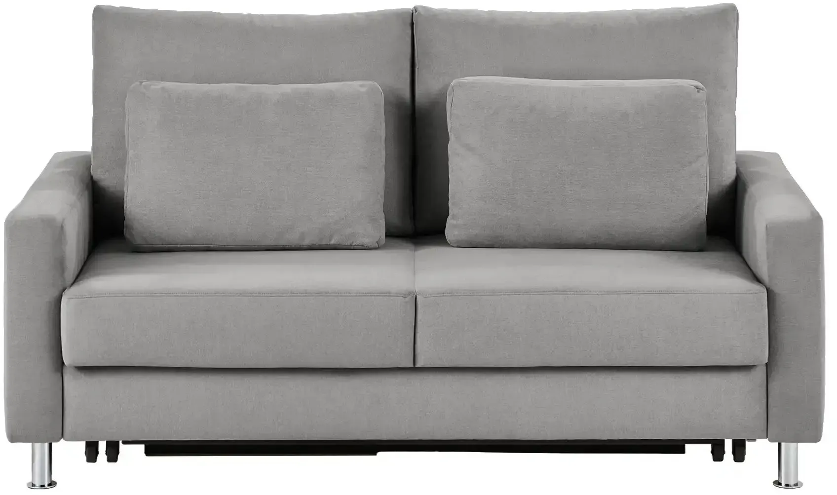 Schlafsofa Mikrofaser Fürth ¦ grau ¦ Maße (cm): B: 146 H: 90 T: 95