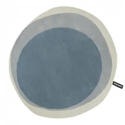 nanimarquina - Layers Teppich, Ø 120 cm, blau / grün (Exklusive Edition)
