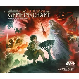 Z-Man Games Der Herr der Ringe: Das Schicksal der Gemeinschaft, kooperatives Brettspiel mit dem Pandemic-System, strategisches Kennerspiel in Mittelerde für 1 bis 5 Spieler, deutsche Version