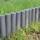 casa.pro [casa.pro] 60er Set Palisade Beetumrandung Dunkelgrau Länge 1620cm - Dunkelgrau