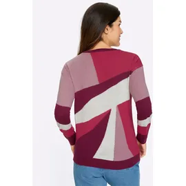 Classic Basics Strickpullover gemustert Altrosa 44