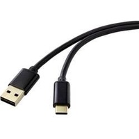 Renkforce USB-Kabel USB 2.0 USB-A Stecker, USB-C® Stecker 1.80