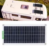 Tragbares 30-w-18-v-solarpanel-set Für Auto, Wohnmobil Und Camping – Monokristallines Abs Mit Usb-typ-c-controller