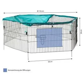 Trixie Jungtiergehege mit Schutznetz 6 Elemente 58 x 38 cm