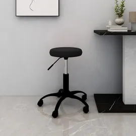 vidaXL Bürostuhl Drehbar Samt Schwarz