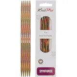 KnitPro Nadelspiel mehrfarbig 10 cm 4 mm 5 St.