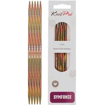 KnitPro Nadelspiel mehrfarbig 10 cm 4 mm 5 St.