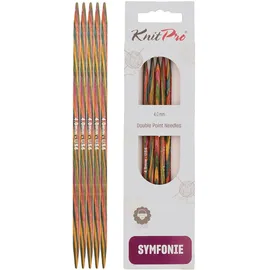 KnitPro Nadelspiel mehrfarbig 10 cm 4 mm 5 St.