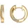 JETTE Creolen TWISTED gold 87690431 28 Zirkonia