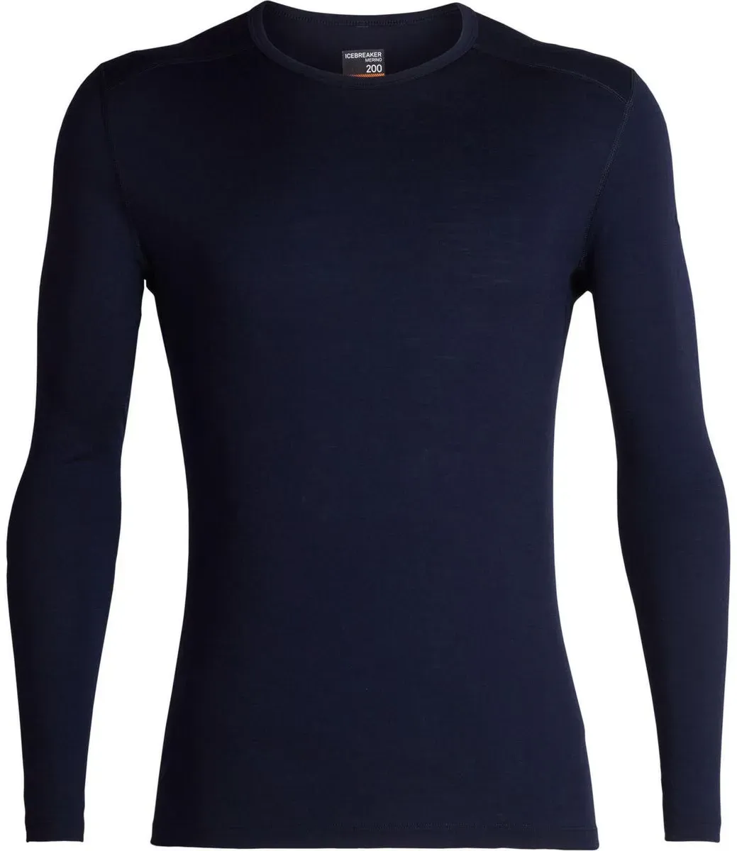 Icebreaker Men Merino 200 Oasis Long Sleeve Crewe midnight navy (401) XS
