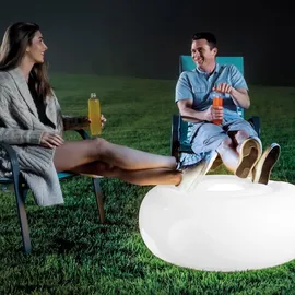 Intex Dekoleuchte Metall 86x33 cm inkl. LED-Lampe weiß
