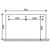 SKANHOLZ SKAN HOLZ Terrassenüberdachung Venezia 541 cm Leimholz