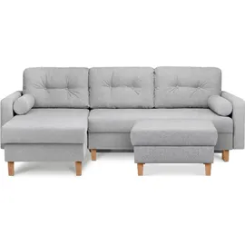 Konsimo Hocker Eriso 71 x 43 x 71 cm Grau