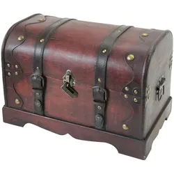 Schatztruhe mit Schloss, Kambodscha, HMF 6403-140, 40 x 23 x 27 cm