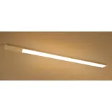 Trango - 2535 LED Unterbaulampe - 4-Stufen dimmbar - Lichtleiste 1200mm - 18 Watt 230V - In Titan - Mit Touchdimmer 3000K warmweiß - Küchenunterbau, Aufbauleuchte, Schrankbeleuchtung, Unterbauleiste