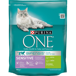 Purina One Cat Sensitive Katzenfutter mit Pute 800g (Rabatt für Stammkunden 3%)