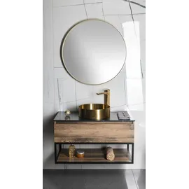 Sapho NOTION Spiegel 80 x 80 cm Gold
