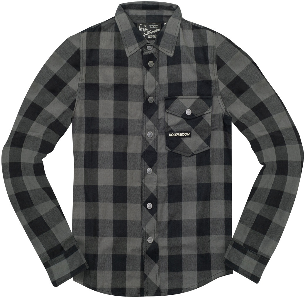 HolyFreedom Jessie James Flannel Overhemd, grijs, XL