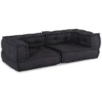 VidaXL 2-Sitzer-Modulsofa Anthrazit 140x70x36 cm Stoff