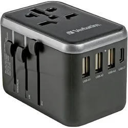 Verbatim Universal-Reiseadapter – Weltweit nutzbarUSB-C